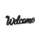 Elegant Cast Iron Welcome Table Decor'