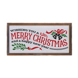 Wishing You a Merry Christmas Wood Sign