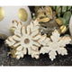 Wood Enamel Snowflake Decor'