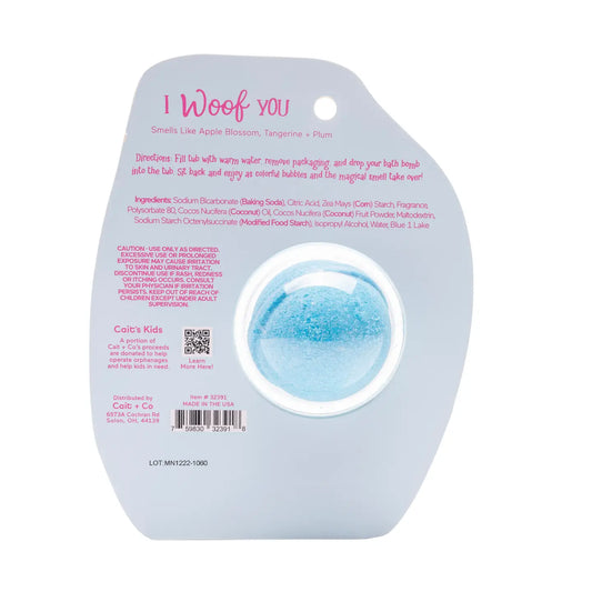 I Woof You Coconut Milk Bath Bomb