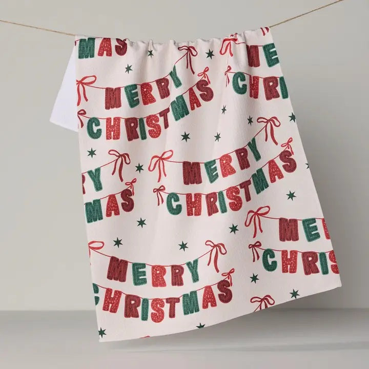 Geometry Holiday Kitchen Towel