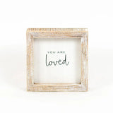 You are Loved Block Sign