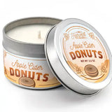 Apple cider Donuts Soy Tin Candle
