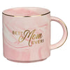 Best Mom Ever Pink Marble Mug