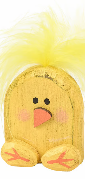 Wooden Chick Sitter