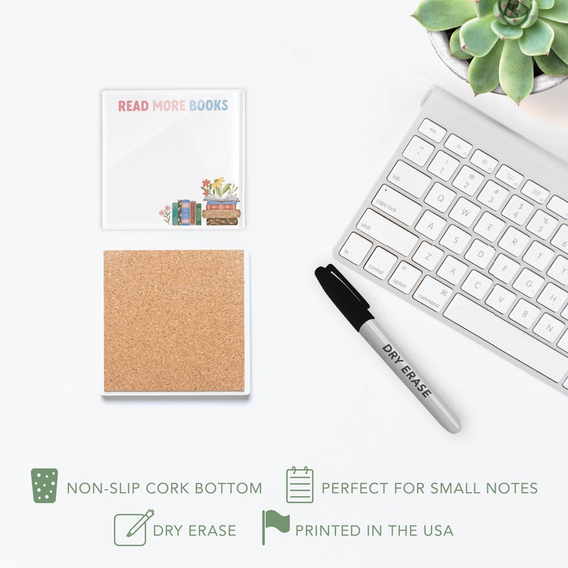 Desk Tile - Read More Books