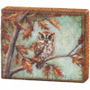 Fall Owl Block Sign