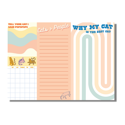 My Kids Have Paws Die-cut Notepad and Pen Set