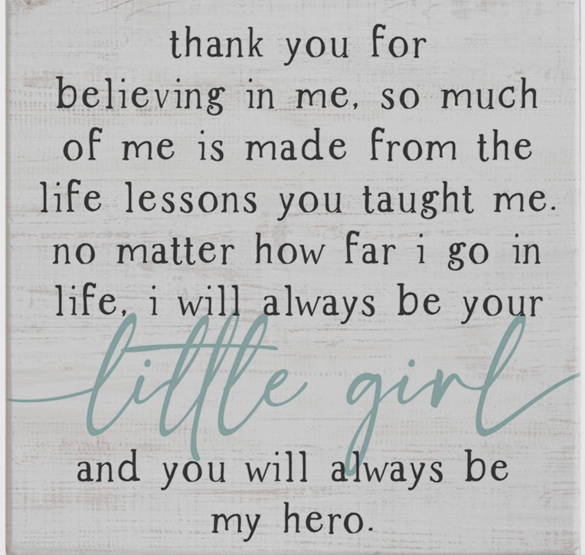 Always Little Girl Gift-A-Block