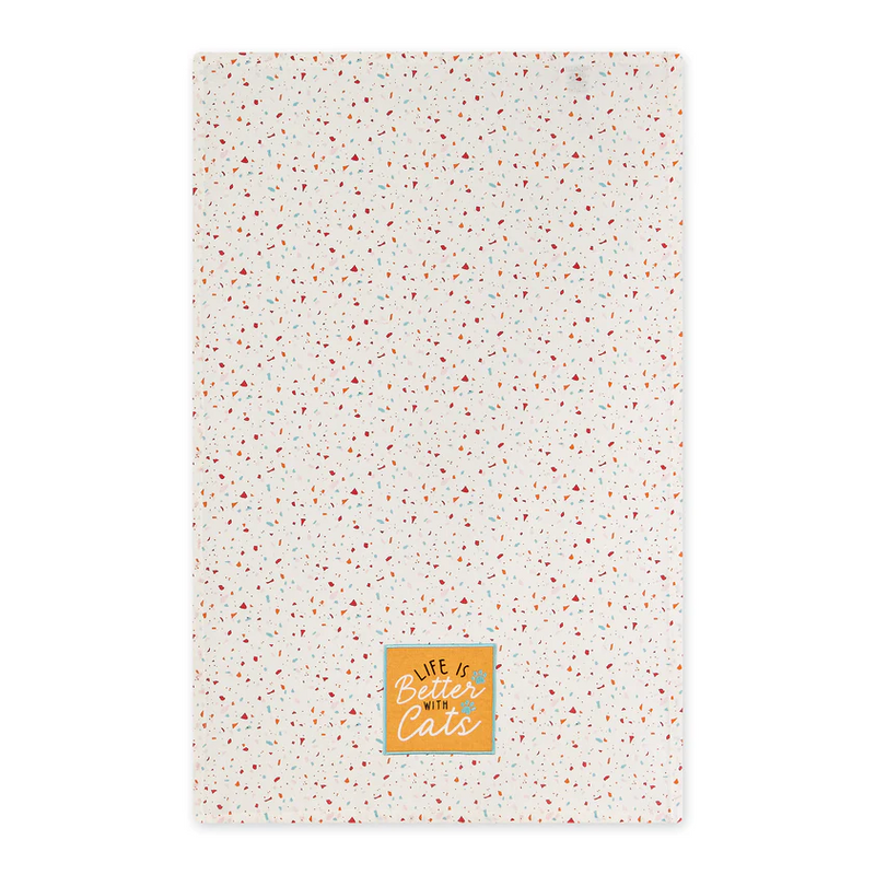 Life is Better with Cats Dishtowel