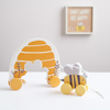 Skep and Bee Pull Toy