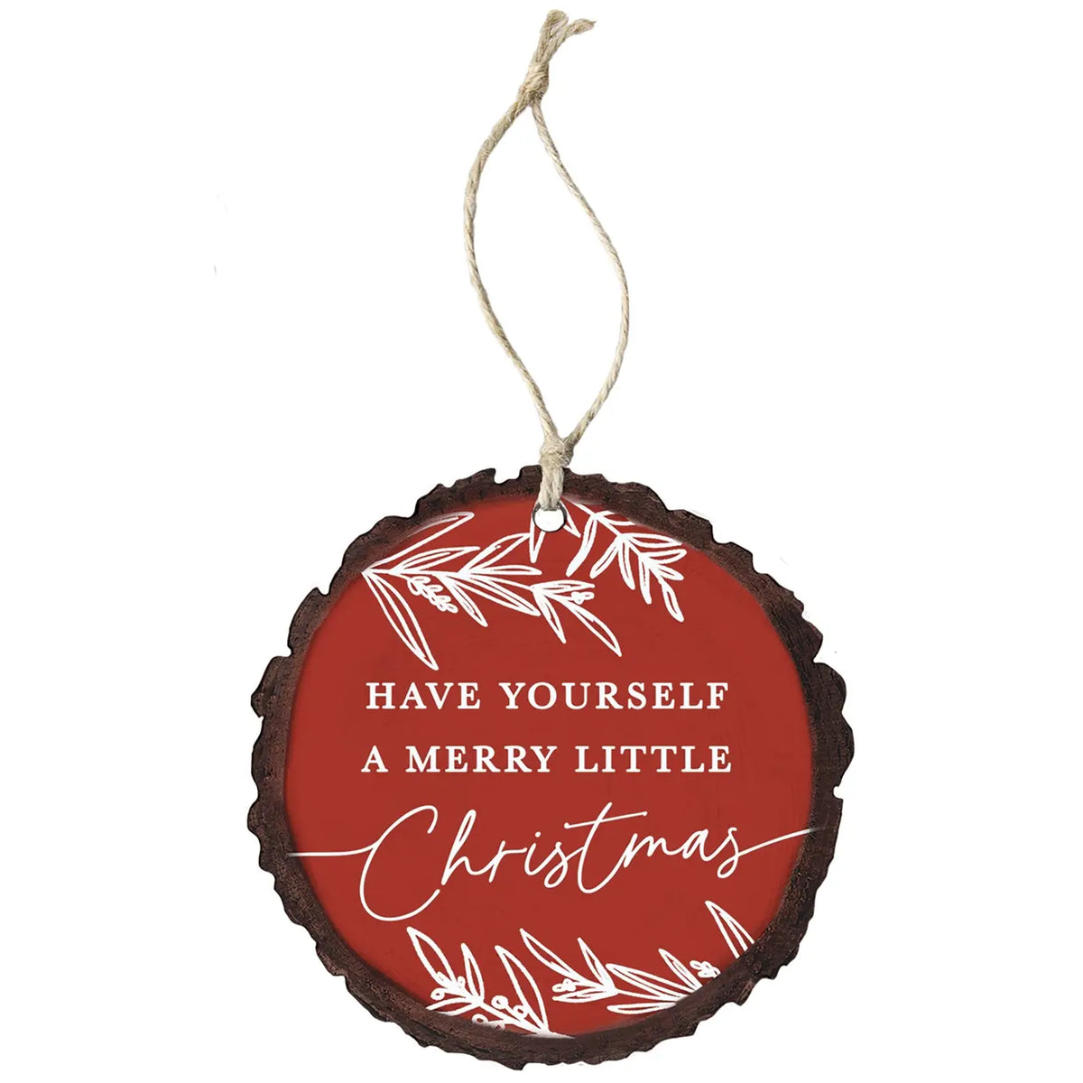 Christams Natural Timber Keepsake Ornament