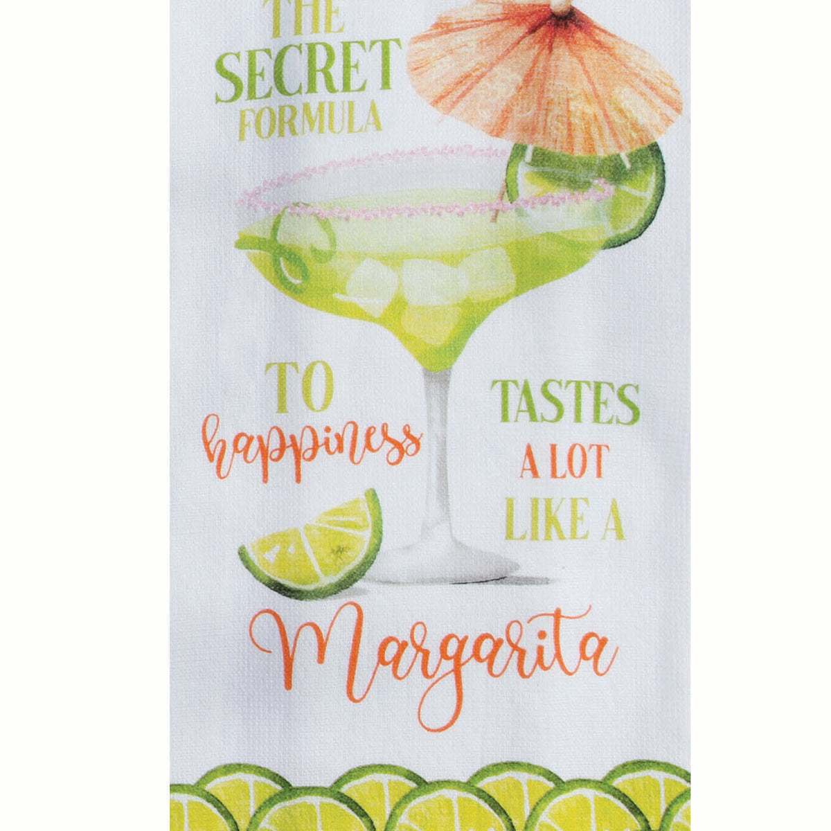 Summer Sippin' Dual Purpose Terry Kitchen Towel
