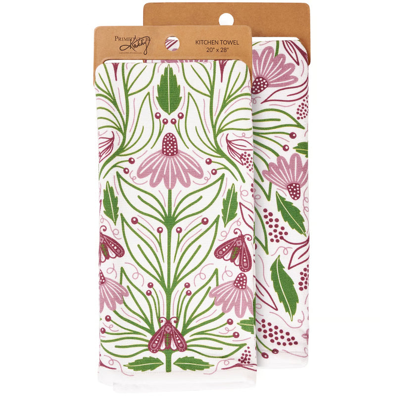 Kitchen towel - Purple Floral