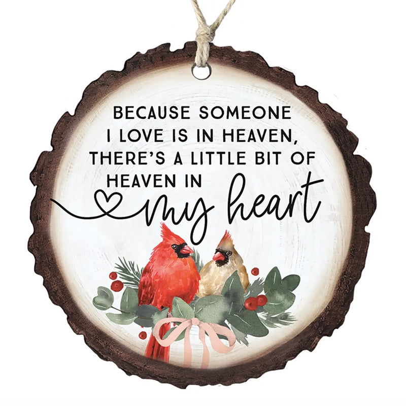 Christams Natural Timber Keepsake Ornament