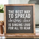 Holiday Sign - Spread Christmas Cheer