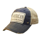 American Girl Distressed Hat