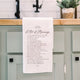 Art of Marriage Tea Towel
