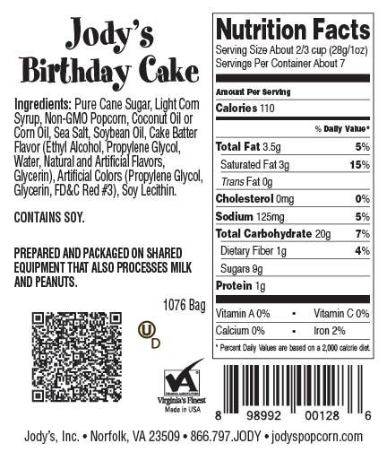 Birthday Cake Popcorn