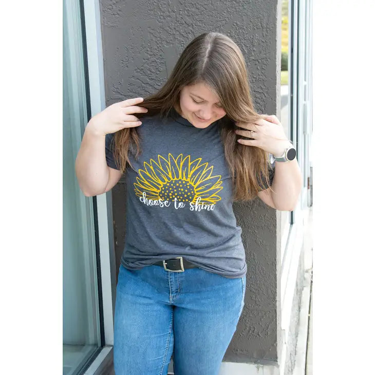 Choose to Shine Sunflower Shirt