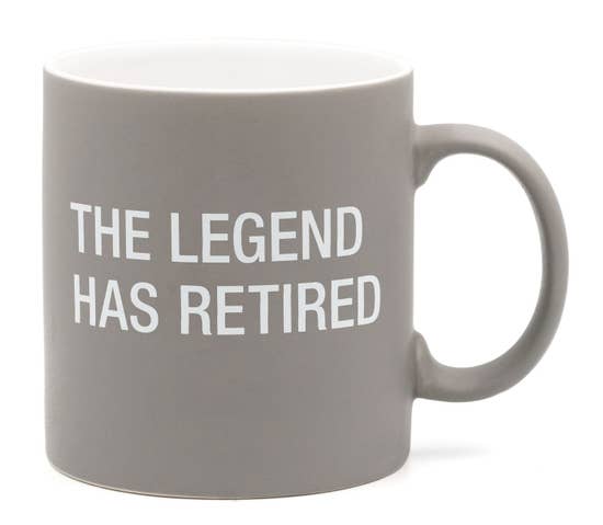 The Legend has Retired Stoneware Mug