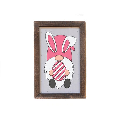 Easter Bunny Gnome Block Sign