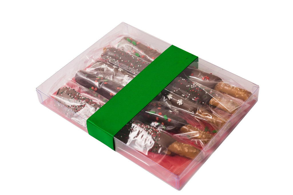 Caramel Pretzel Rods Gift Box