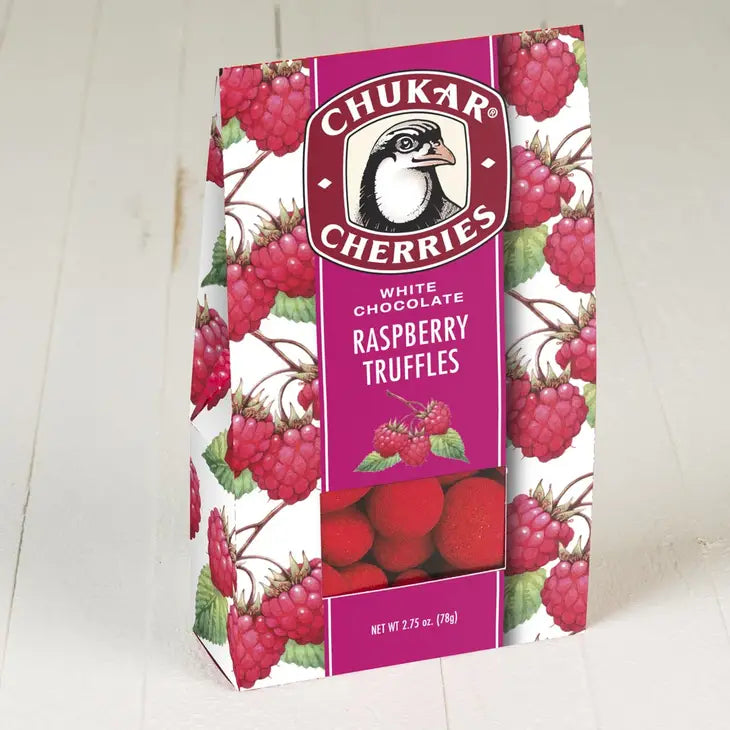 White Chocolate Raspberry Truffles