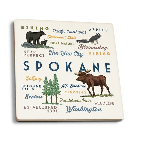 Spokane WA Tea Towel