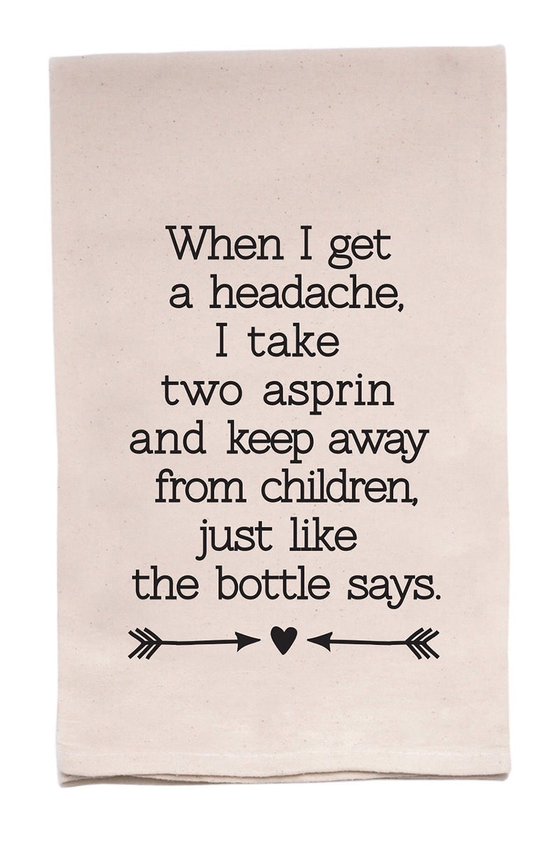 Funny Flour Sack Tea Towels