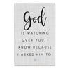 God Watching You Small Block Sign