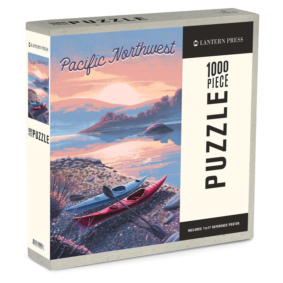 Pacific Northwest Lake and Kayaks Puzzle