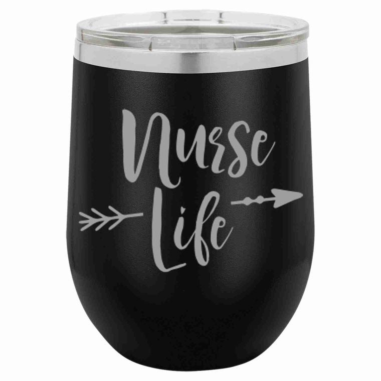 Nurse Life Wine Tumbler