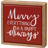 Mini Box Sign - Merry Everything