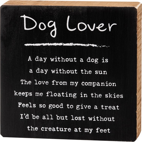 Dogs are My Favorite People Wooden Framed Sign
