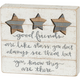 Slat Box Sign - Good Friends are Like Stars