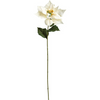 Large White Poinsettia Pick