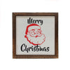 Merry Christmas with Santa Box Sign