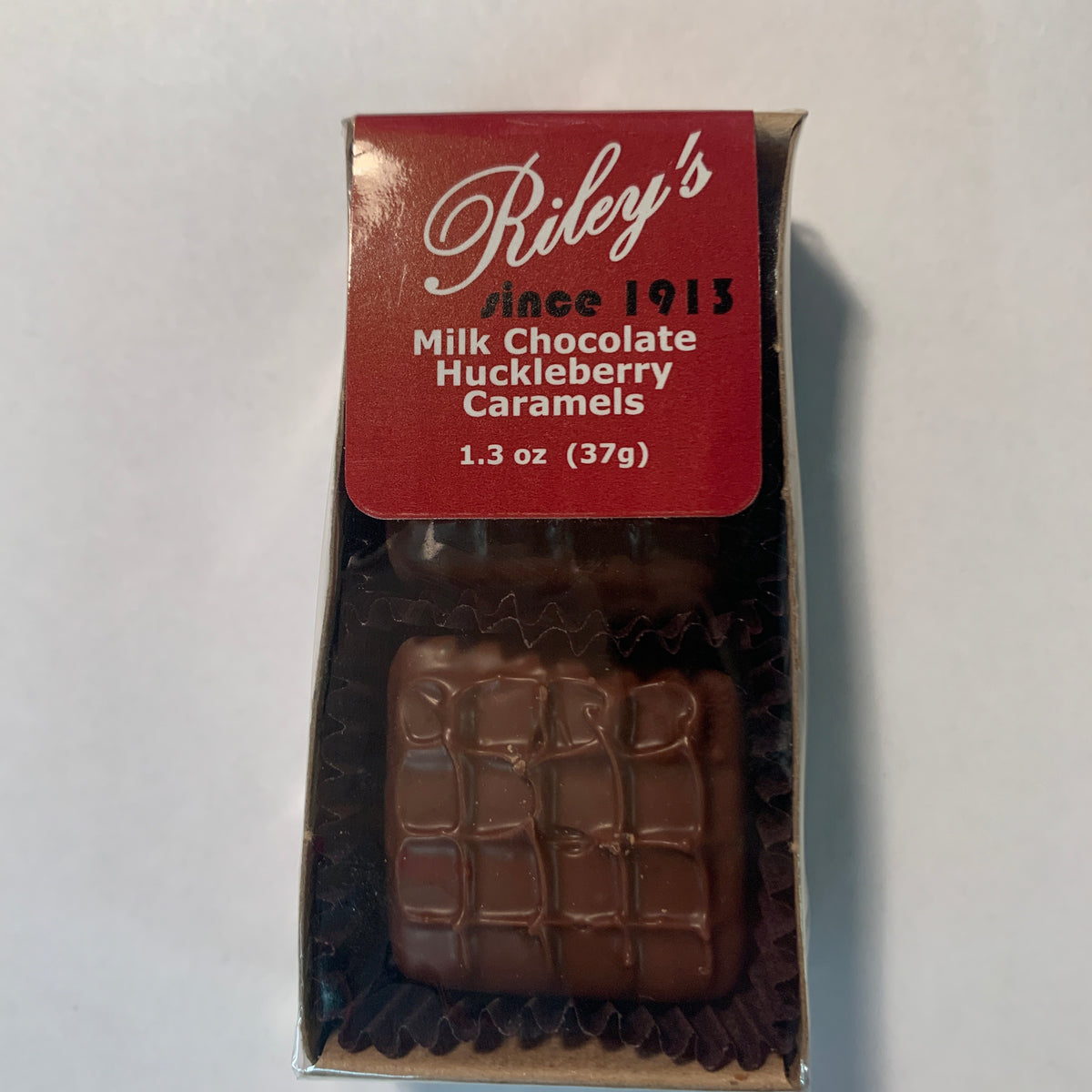 Riley’s Milk Chocolate Huckleberry Caramels