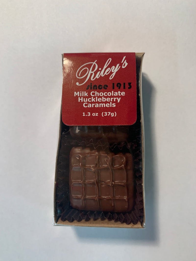 Riley’s Milk Chocolate Huckleberry Caramels