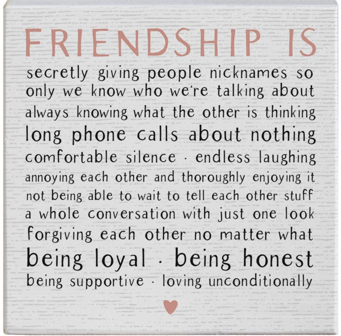 Friendship Is Gift-A-Block