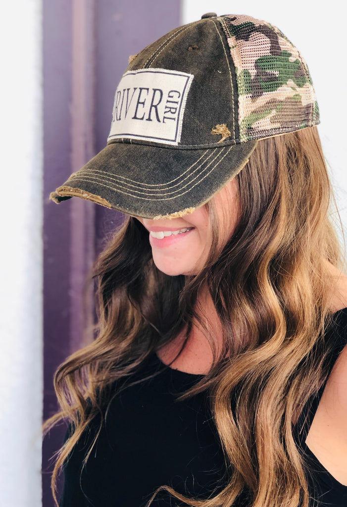River Girl Distressed Hat