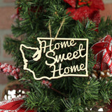 WA Wooden Home Sweet Home Ornament
