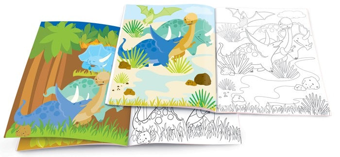 Dinosaur Dry Erase Coloring Book