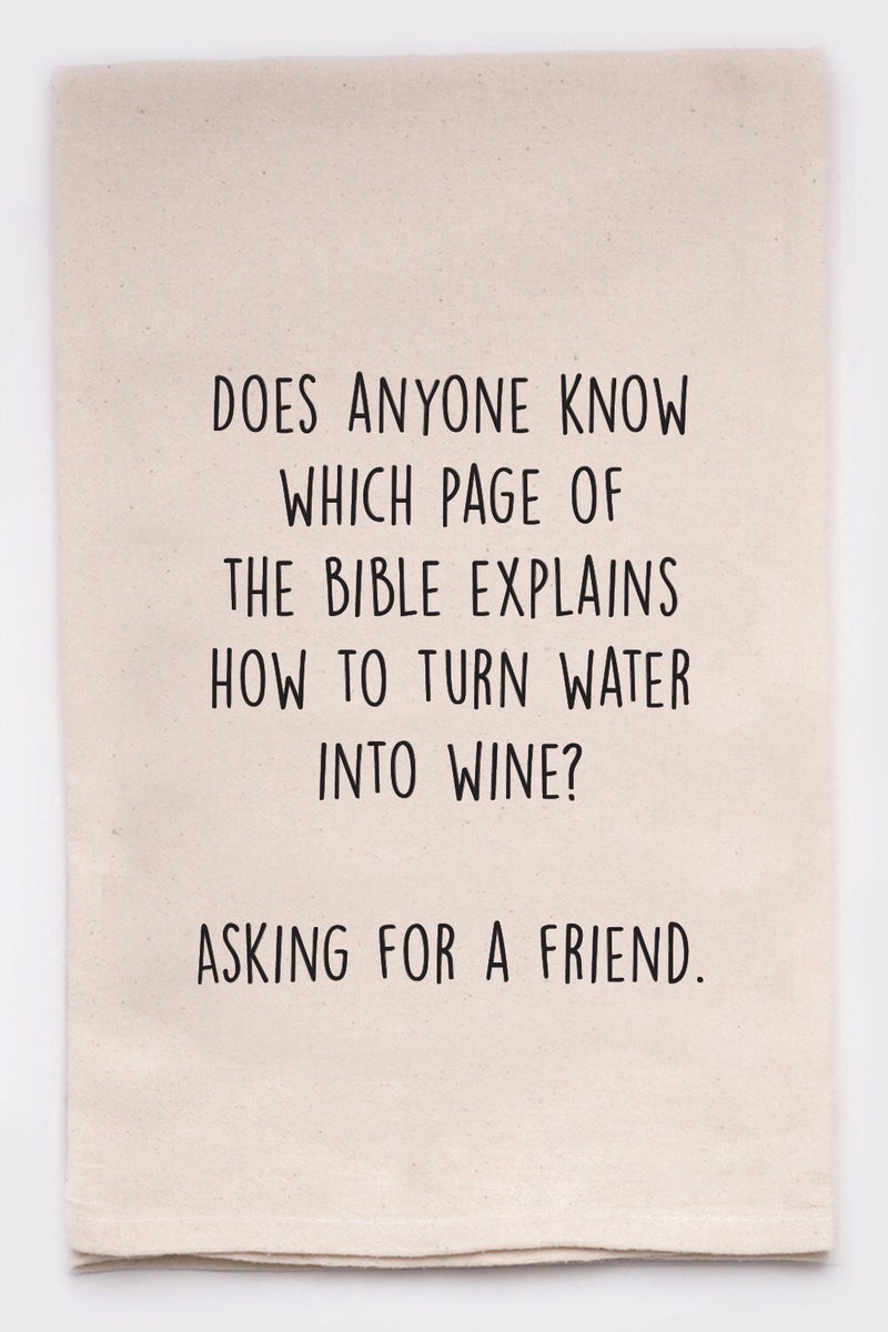 Funny Flour Sack Tea Towels