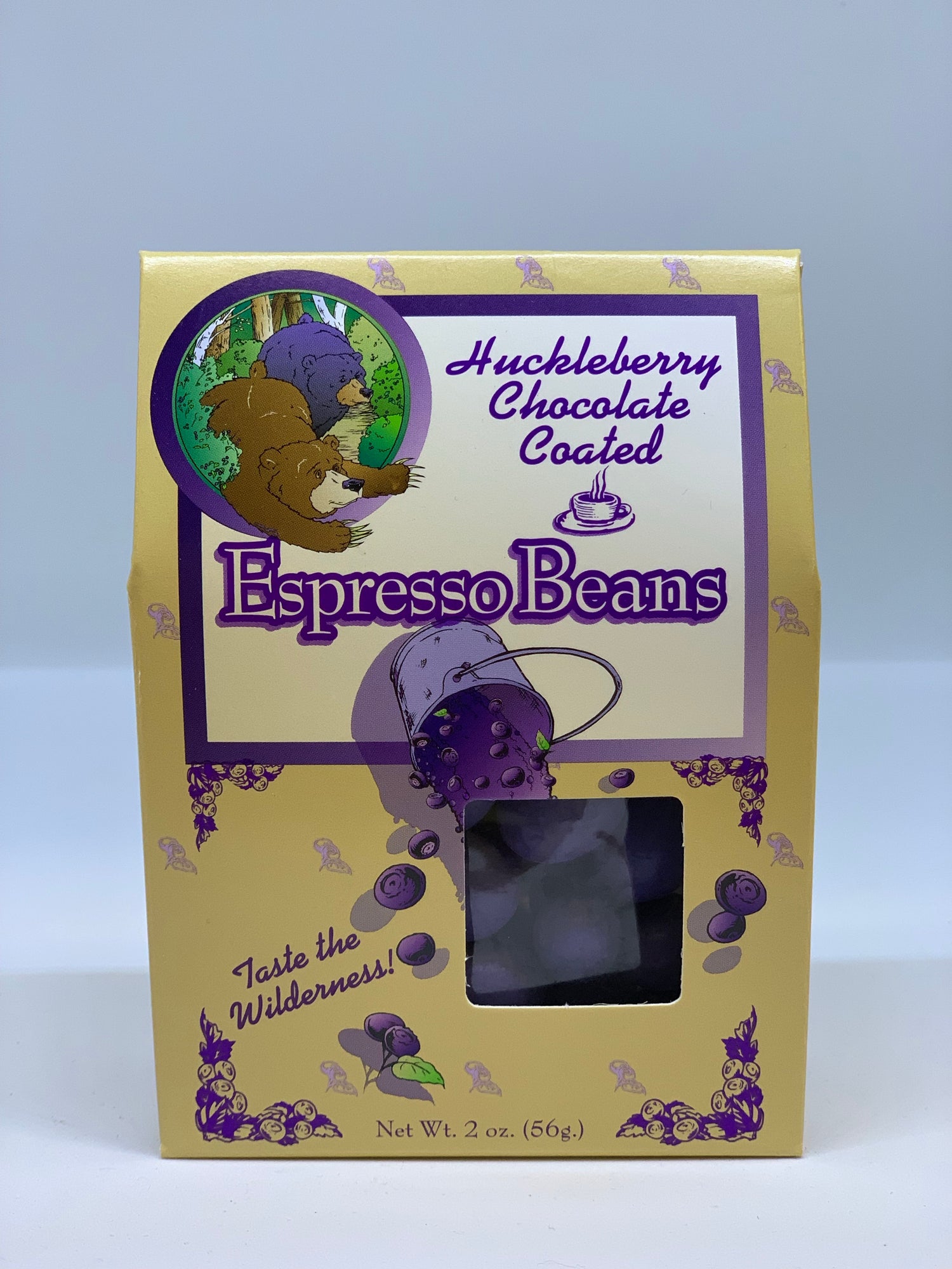 Huckleberry Chocolate Coated Espresso Beans