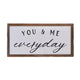 You & Me Everyday Wooden Sign