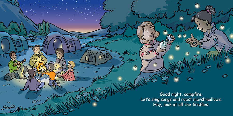 Good Night Campsite Board Book