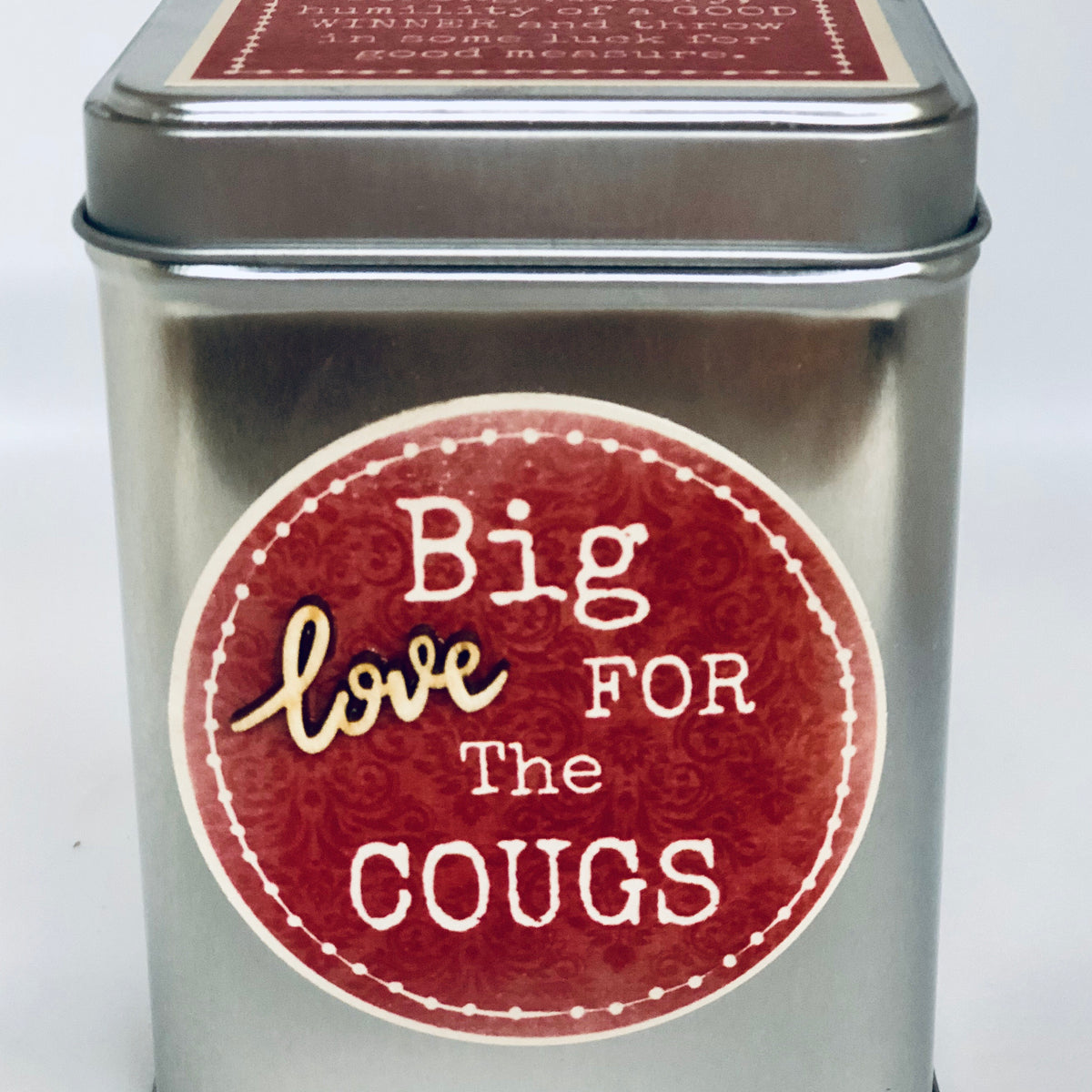 WSU Fan Can Candle