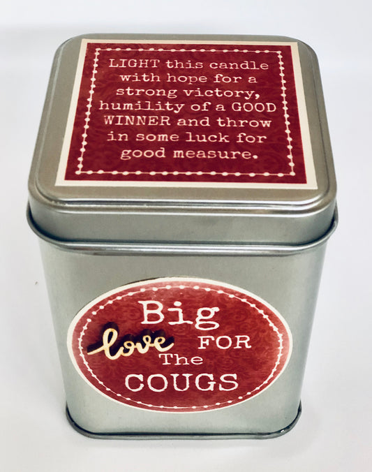 WSU Fan Can Candle